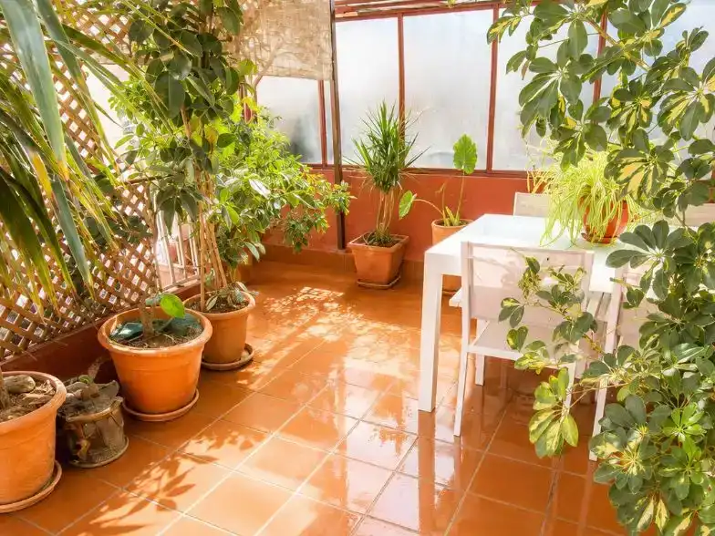 Terrace of Flat for sale in Badalona  with Air Conditioner