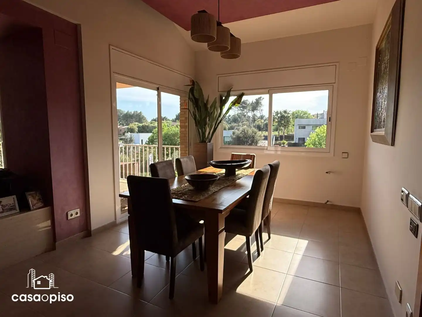 Comedor de Casa o chalet en venta en Sabadell con Aire acondicionado, Calefacción y Jardín privado