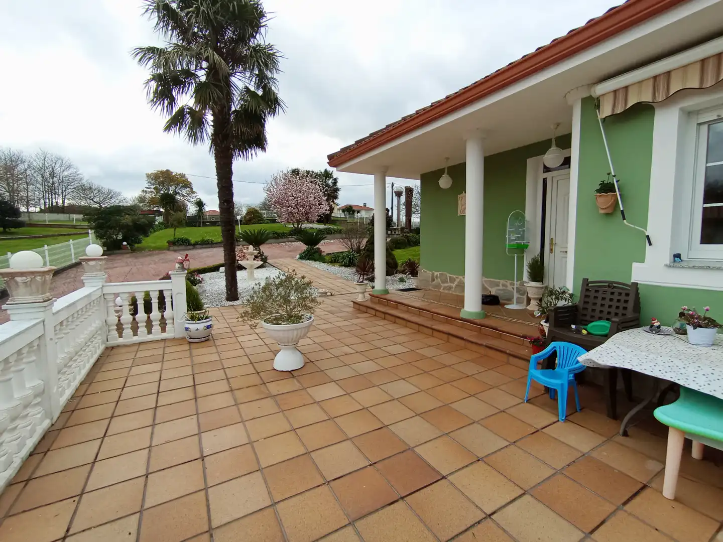 Garden of Houses for sale in Coirós  with Heating, Private garden and Parquet flooring