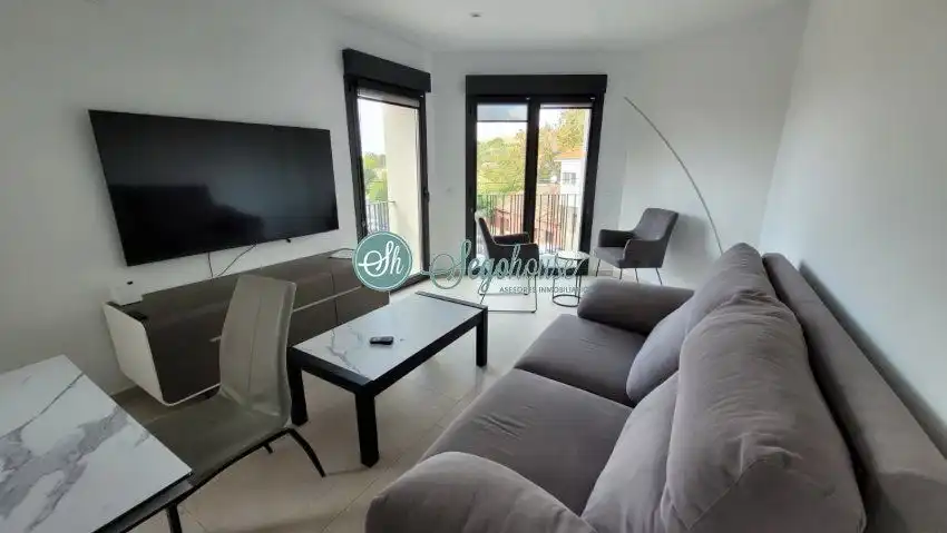 Sala de estar de Piso de alquiler en Segovia con Aire acondicionado, Calefacción y Terraza