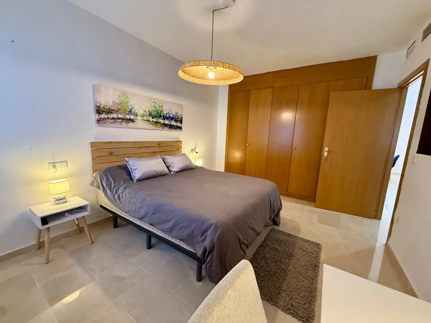 Bedroom of Flat for sale in Estepona  with Air Conditioner and Terrace
