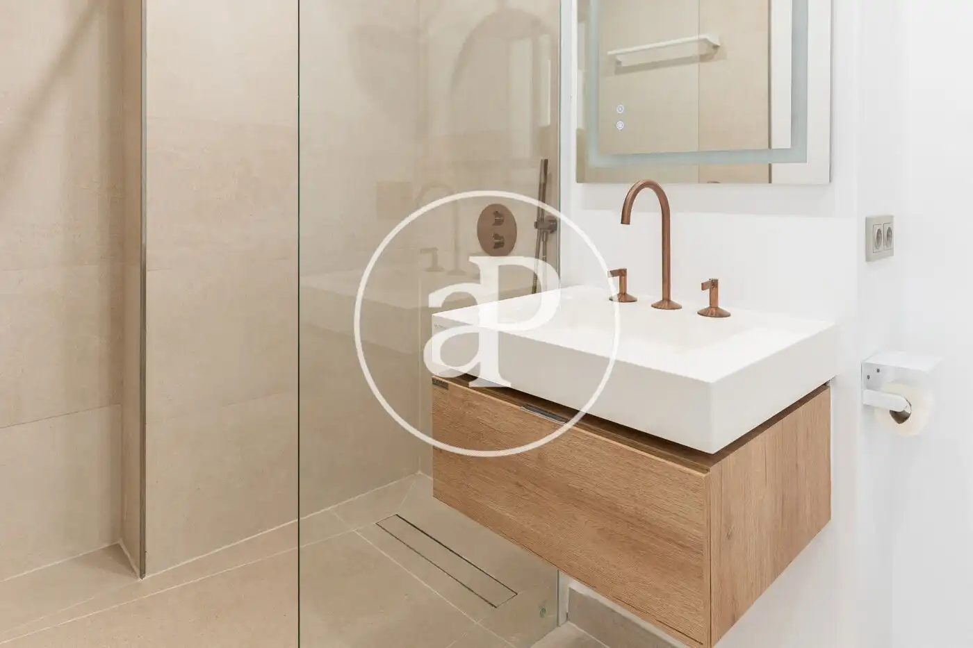 Baño de Piso de alquiler en Ses Salines con Aire acondicionado, Calefacción y Terraza