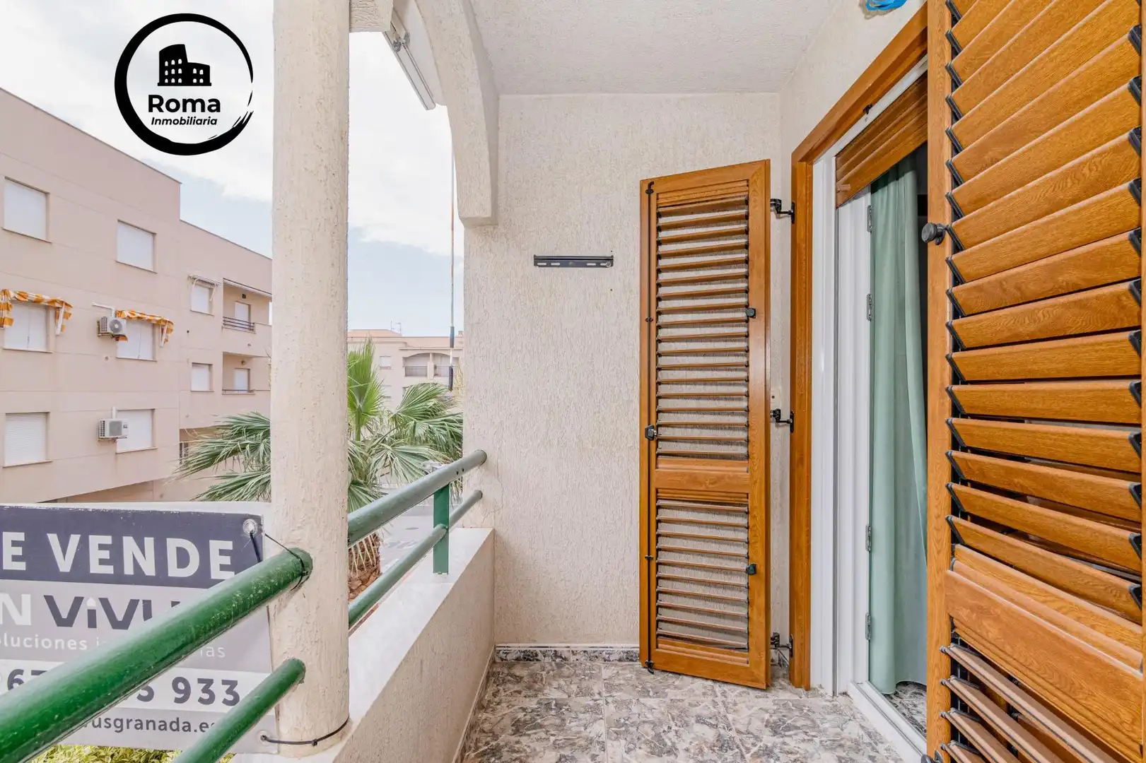 Terrasse von Wohnung zum Verkauf in Torrenueva Costa mit Klimaanlage, Terrasse und Abstellraum
