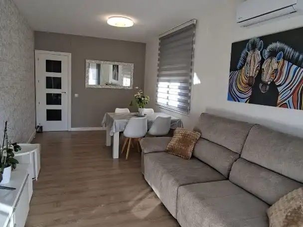 Living room of Flat for sale in Cunit  with Air Conditioner, Terrace and Balcony