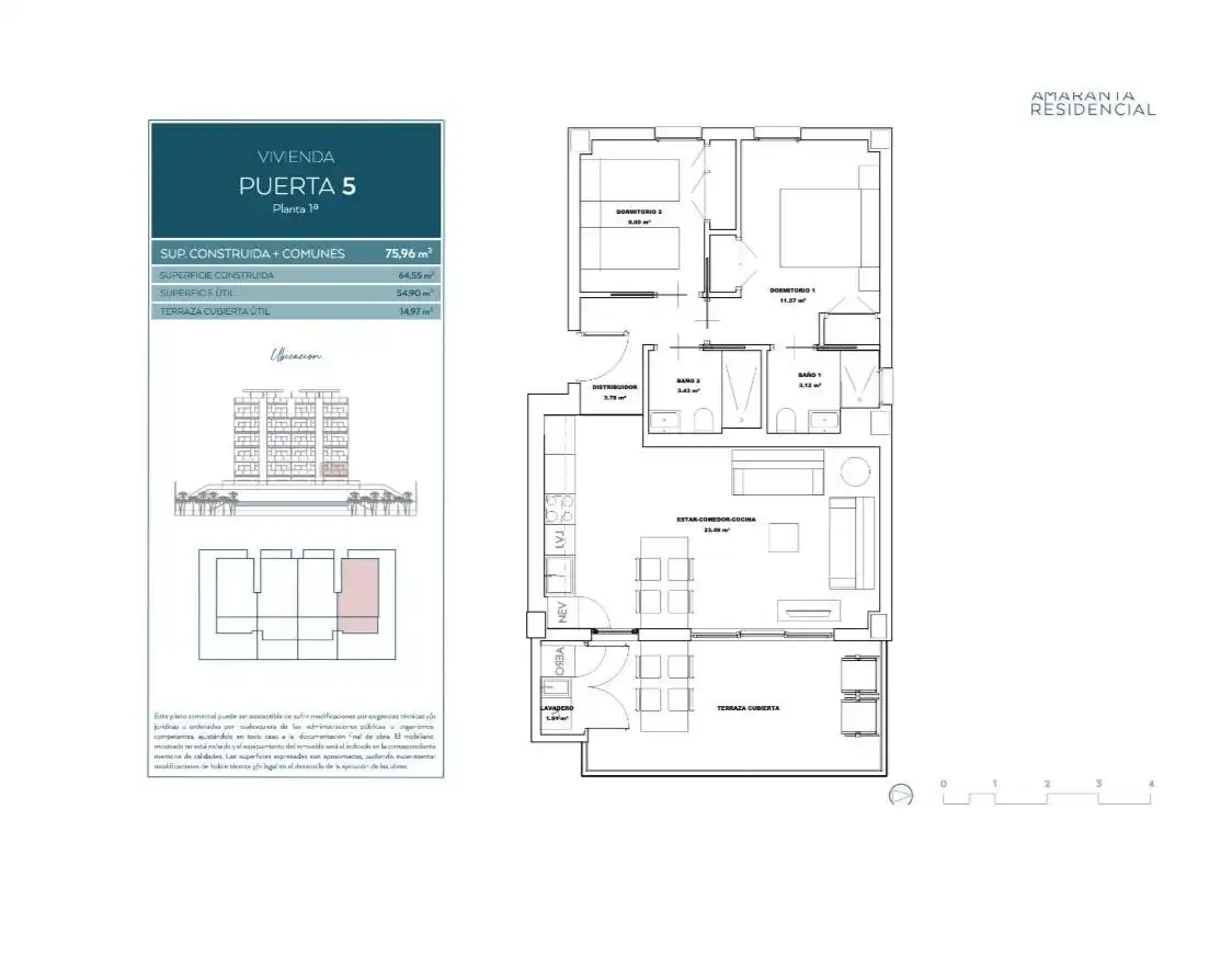 Apartamento con terraza en venta en Los Arenales del Sol, imagen 8