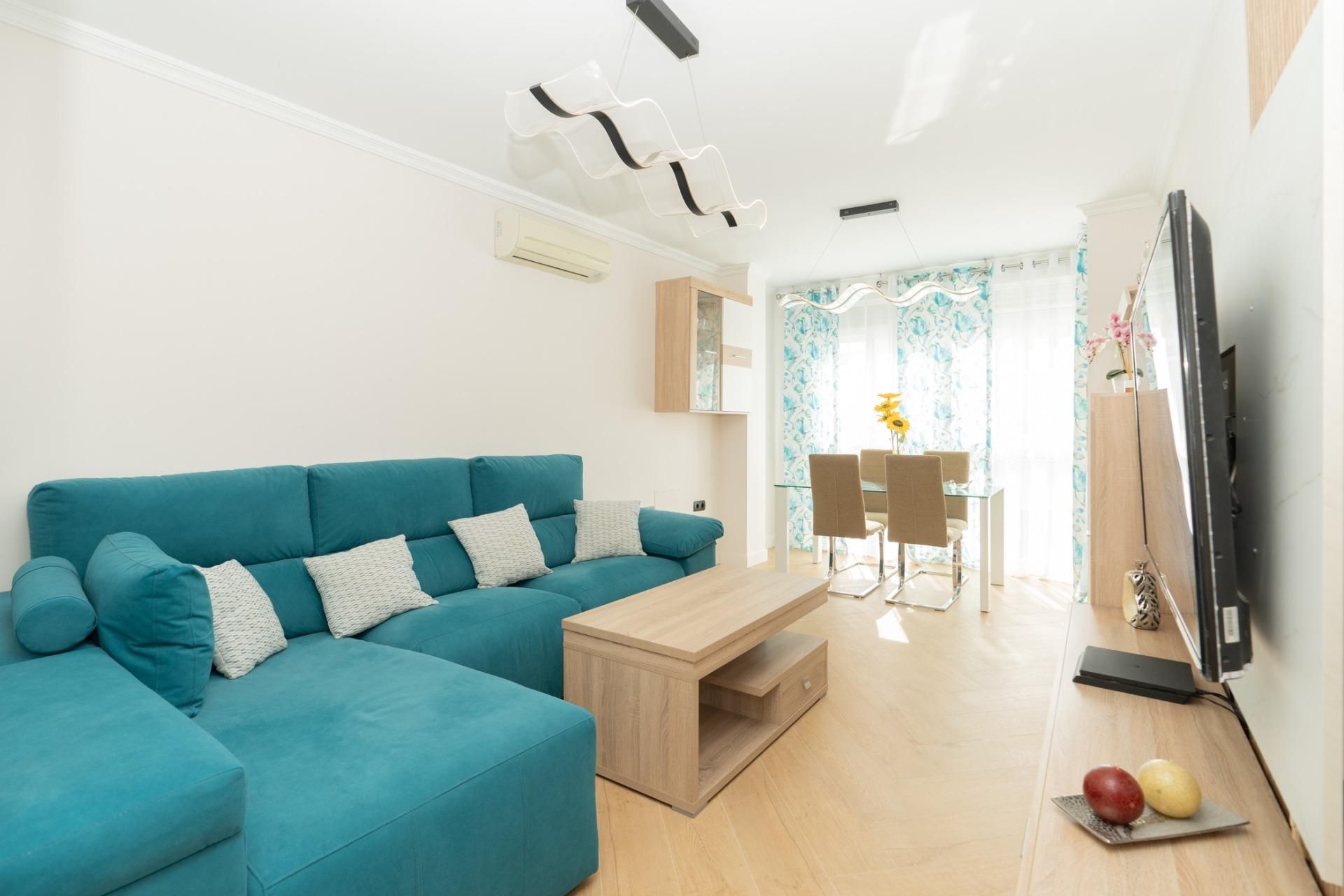 Wohnzimmer von Wohnung zum Verkauf in Motril mit Klimaanlage