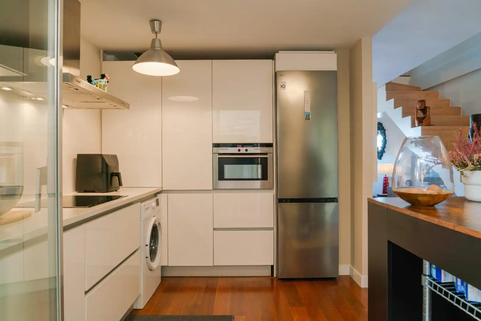 Kitchen of Duplexes for sale in Zaragoza  with Heating, Furnished and Balcony