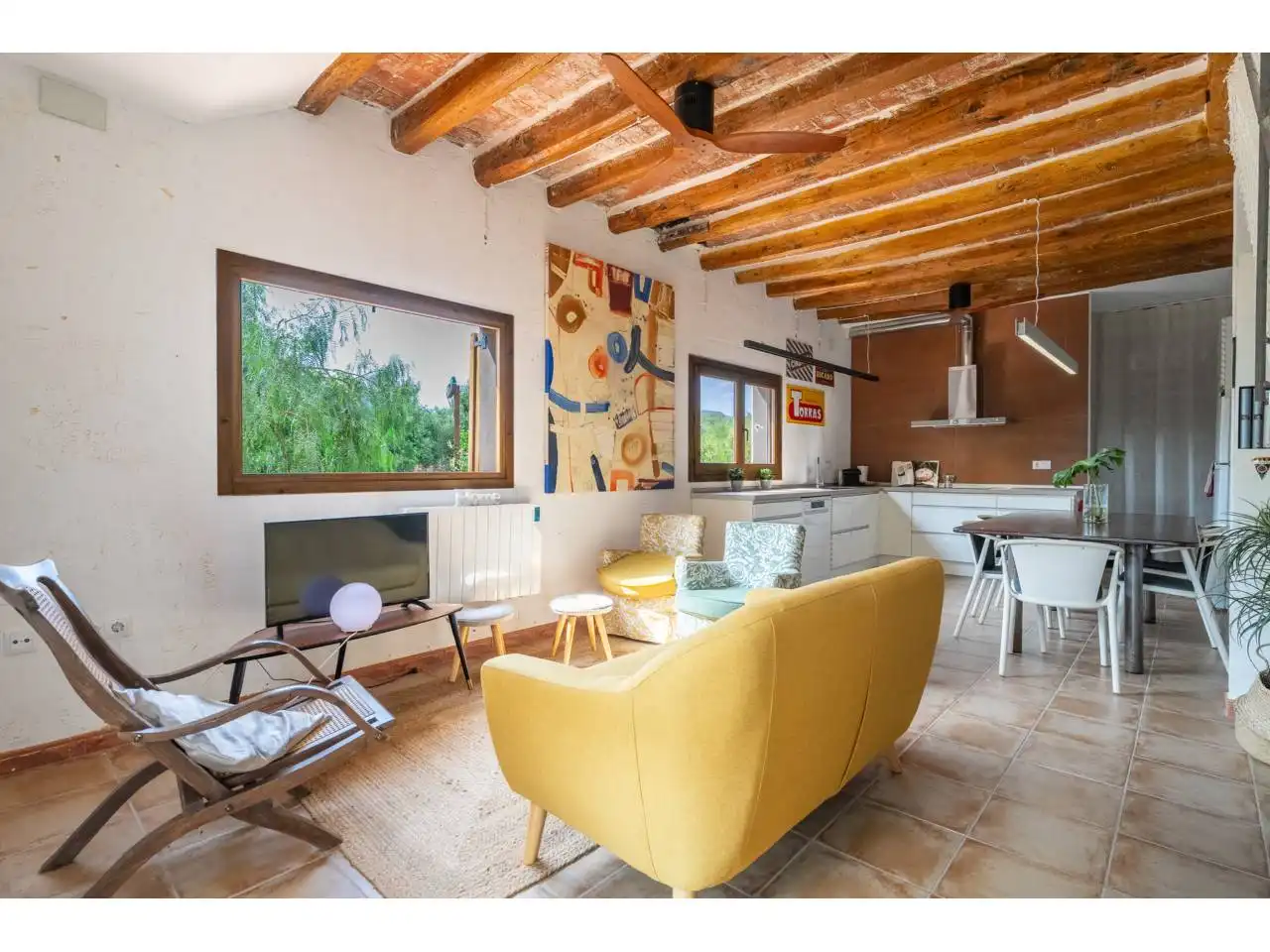 Sala de estar de Finca rústica en venta en Reus con Jardín privado, Terraza y Piscina