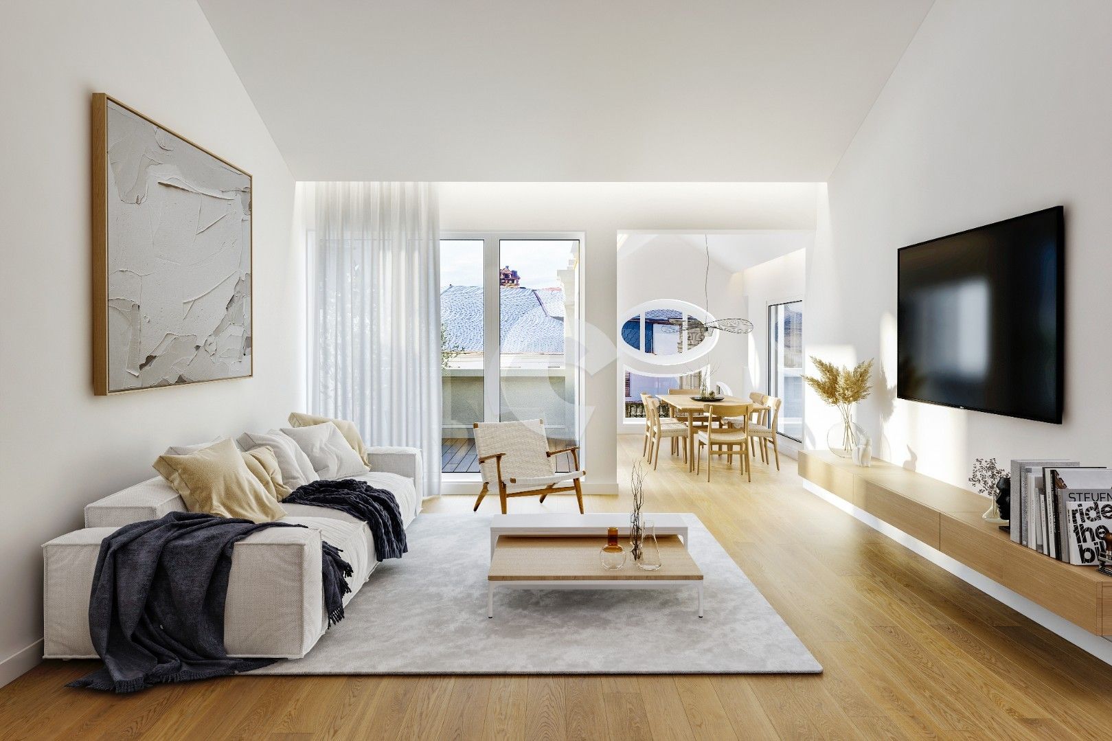 Living room of Flat for sale in Ourense Capital 