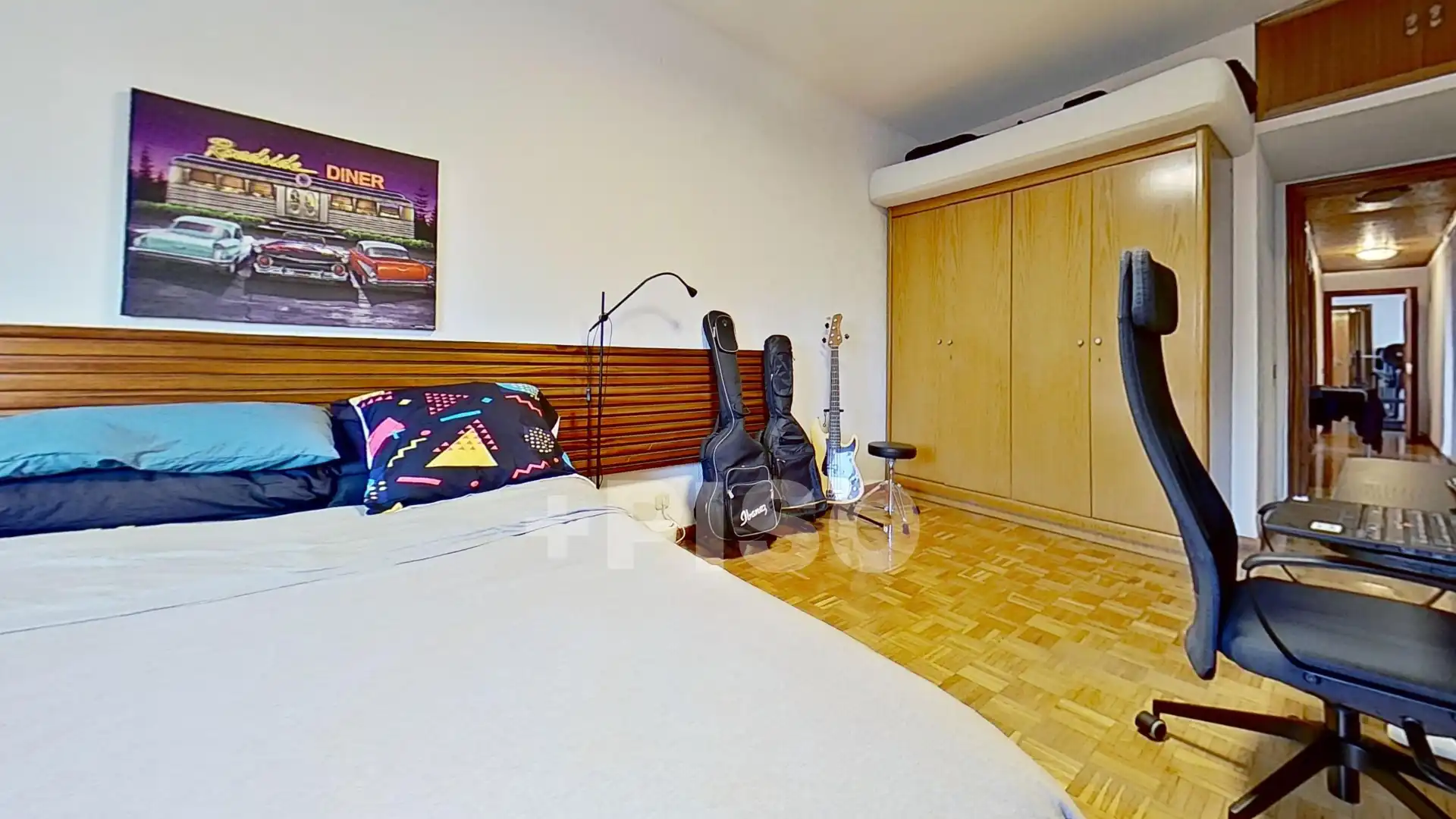 Bedroom of Flat for sale in Madrid  with Air Conditioner, Heating and Parquet flooring