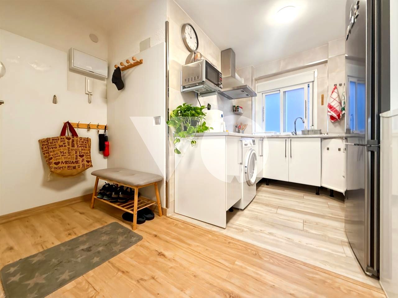 Kitchen of Flat for sale in  Madrid Capital  with Air Conditioner, Heating and Terrace
