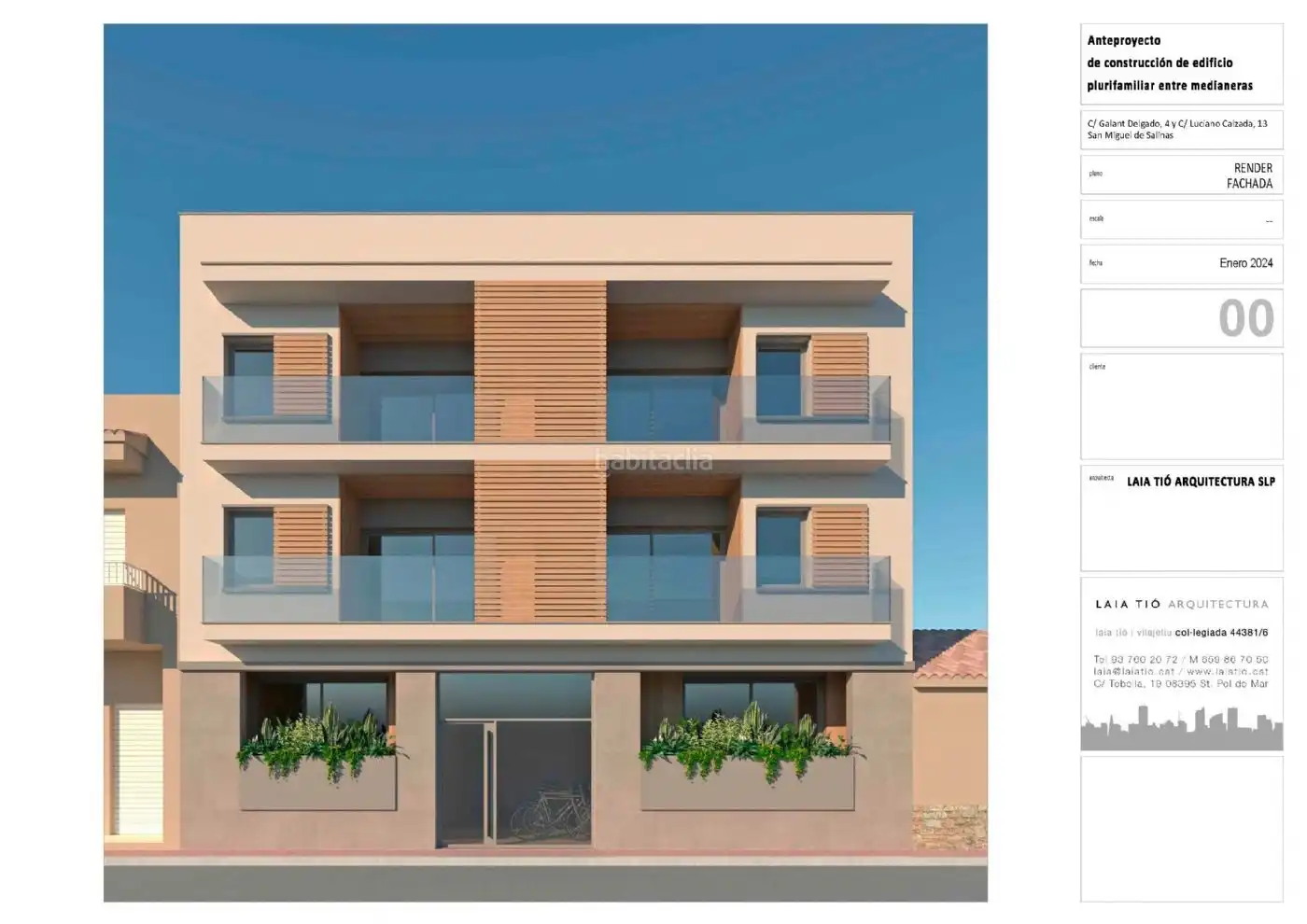 Terreno residencial en venta en Calle de Galant Delgado 4