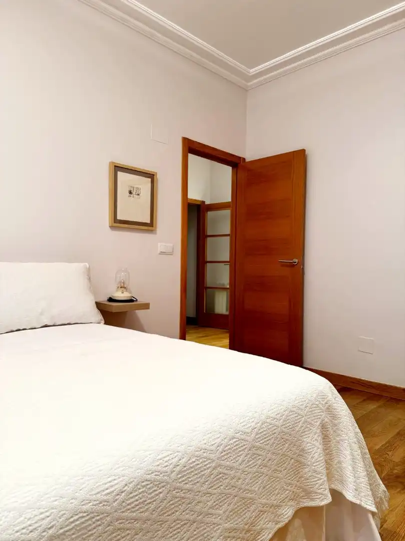 Bedroom of Flat for rent in Poio  with Heating, Furnished and Balcony