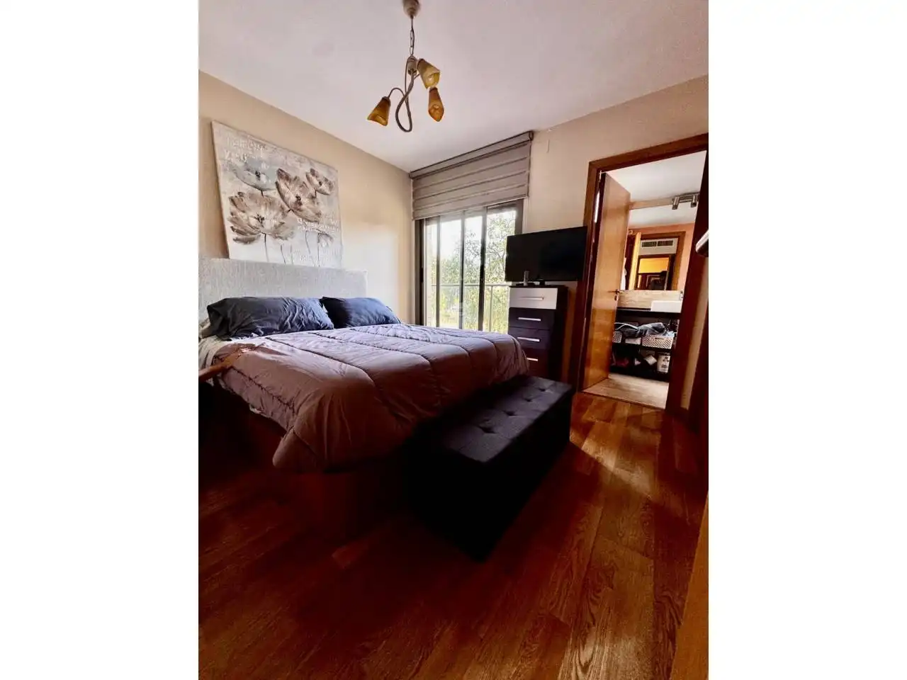 Dormitori de Apartament de lloguer en  Palma de Mallorca amb Parquet i Piscina comunitària