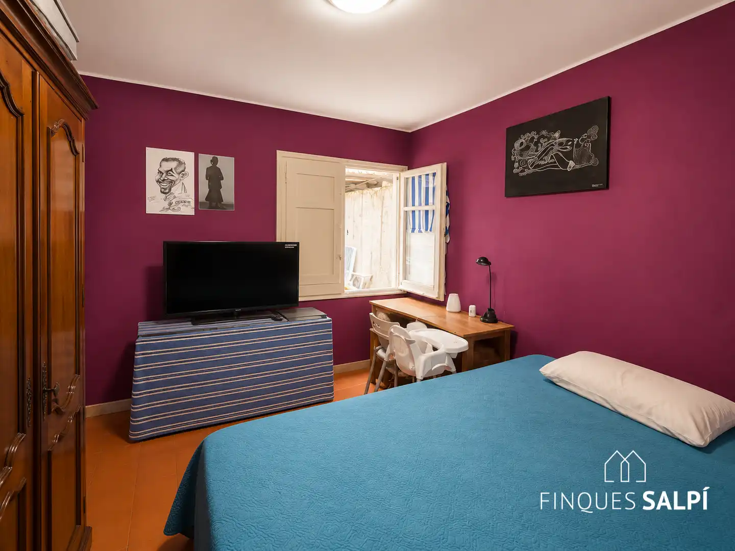 Bedroom of Flat for sale in Figueres  with Furnished