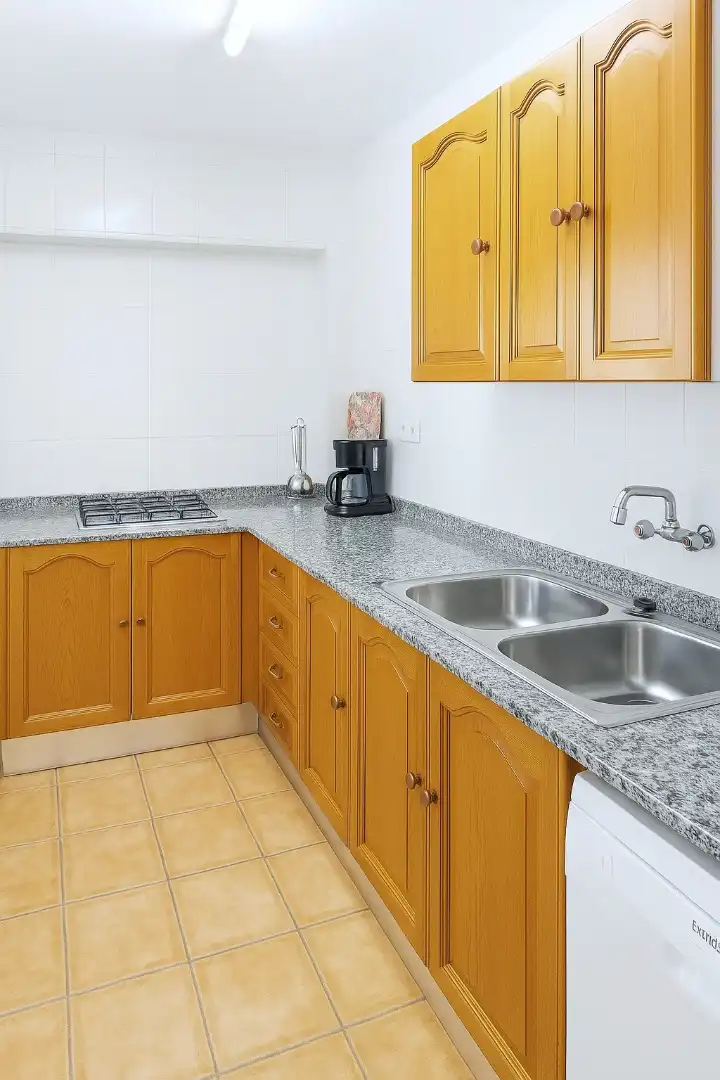Cuina de Apartament de lloguer en Peñíscola / Peníscola amb Aire condicionat, Calefacció i Terrassa