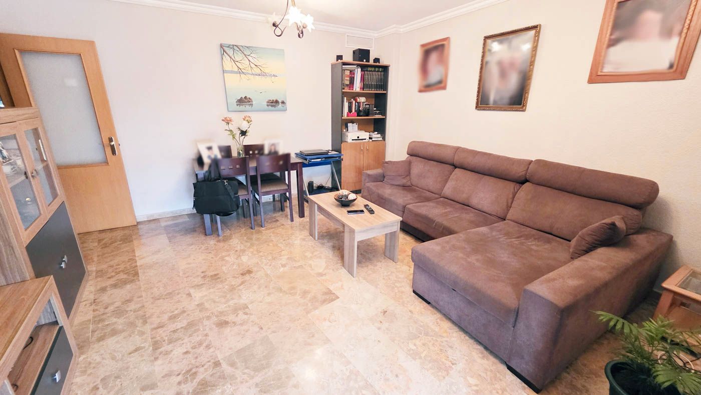Sala d'estar de Pis en venda en Málaga Capital amb Aire condicionat, Terrassa i Traster