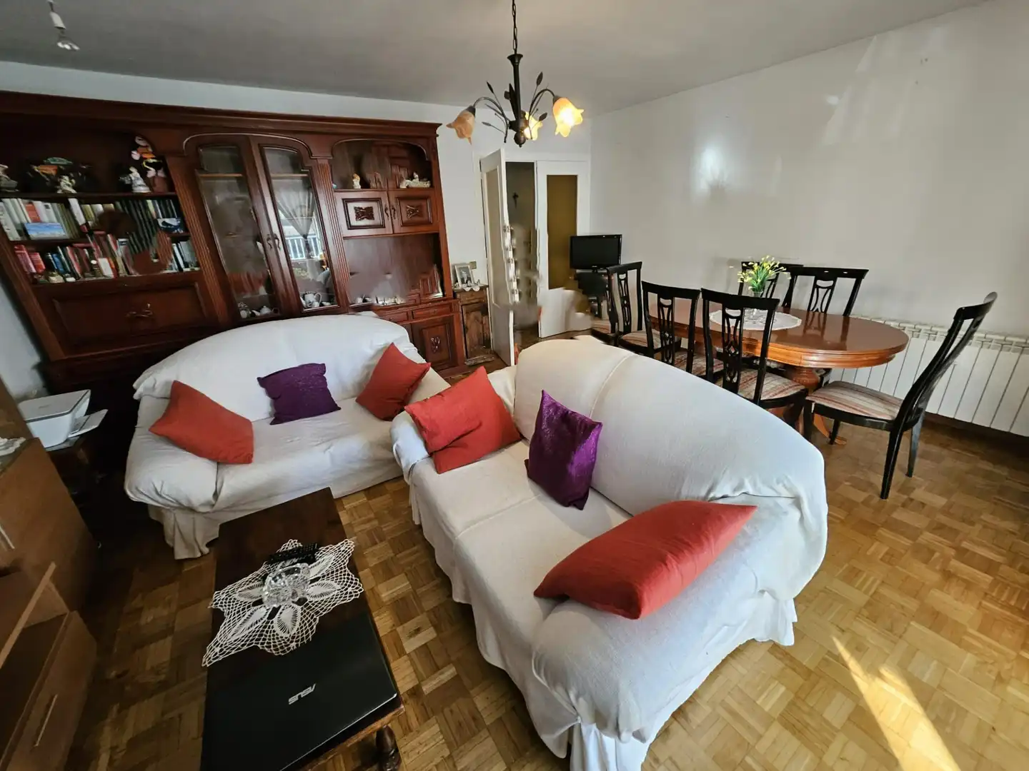Sala de estar de Piso en venta en Alcalá de Henares con Calefacción, Parquet y Terraza