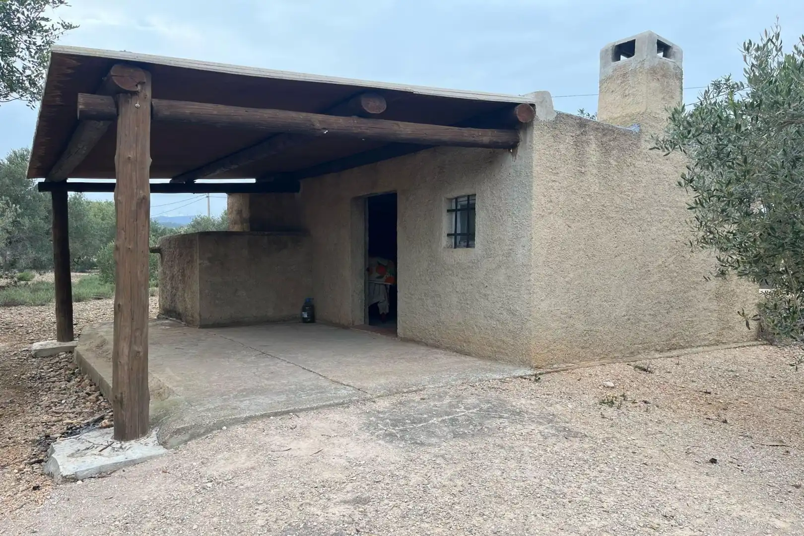 Vista exterior de Finca rústica en venta en L'Ampolla con Terraza