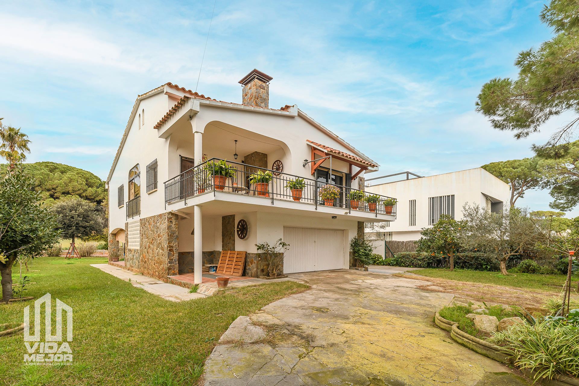 Vista exterior de Casa o chalet en venta en Gavà con Balcón
