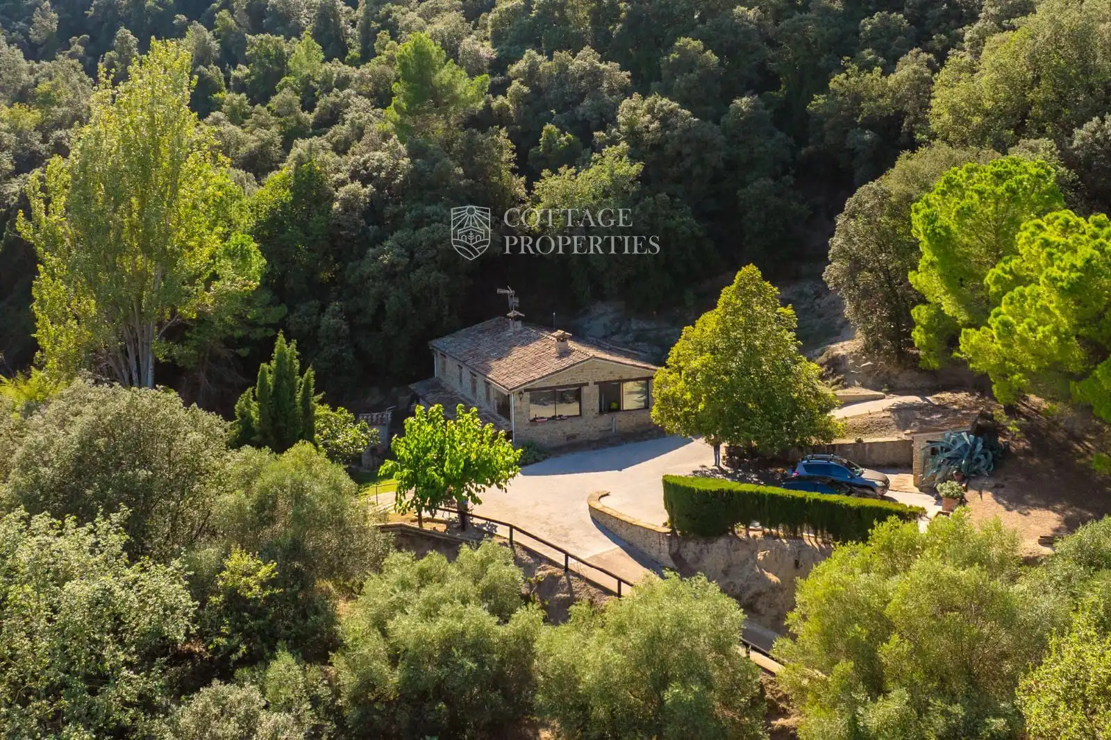Vista exterior de Finca rústica en venta en Sant Miquel de Campmajor con Calefacción y Piscina