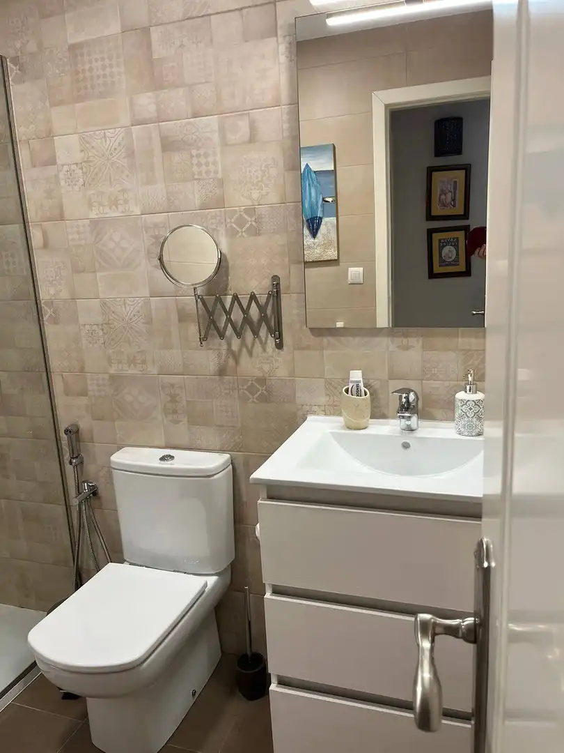 Bany de Apartament en venda en Los Alcázares amb Aire condicionat, Calefacció i Jardí privat