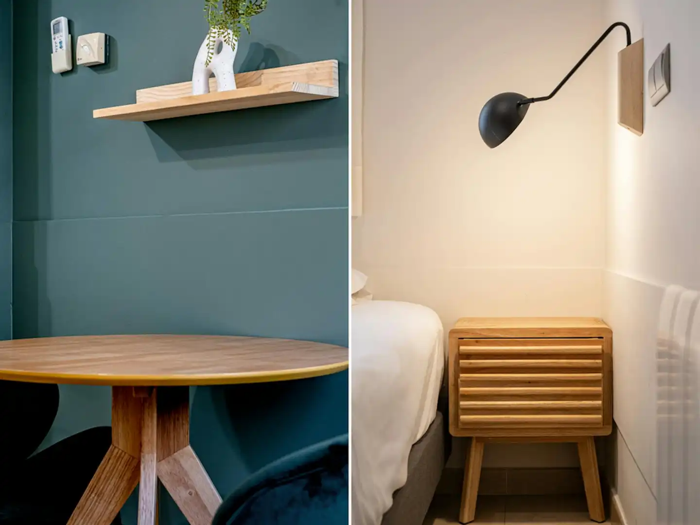 Schlafzimmer von Wohnung zur Miete in Barcelona mit Klimaanlage, Heizung und Waschmaschine