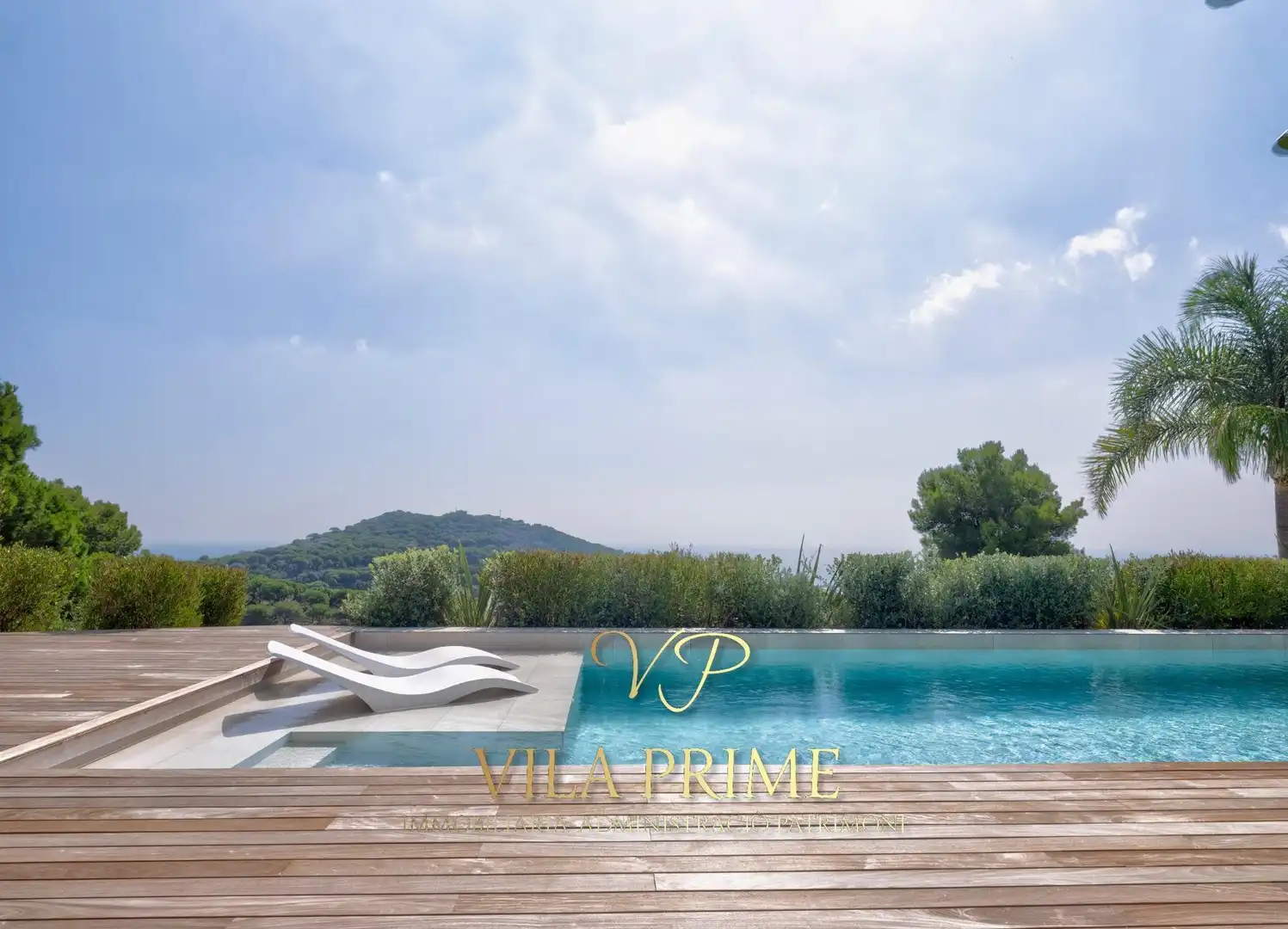 Swimming pool of Houses for sale in Cabrils  with Air Conditioner, Heating and Private garden
