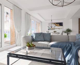 Living room of Flat for sale in  Madrid Capital  with Heating and Terrace