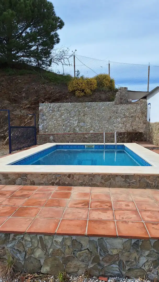 Schwimmbecken von Country house zur Miete in Vélez-Málaga mit Privatgarten, Terrasse und Schwimmbad