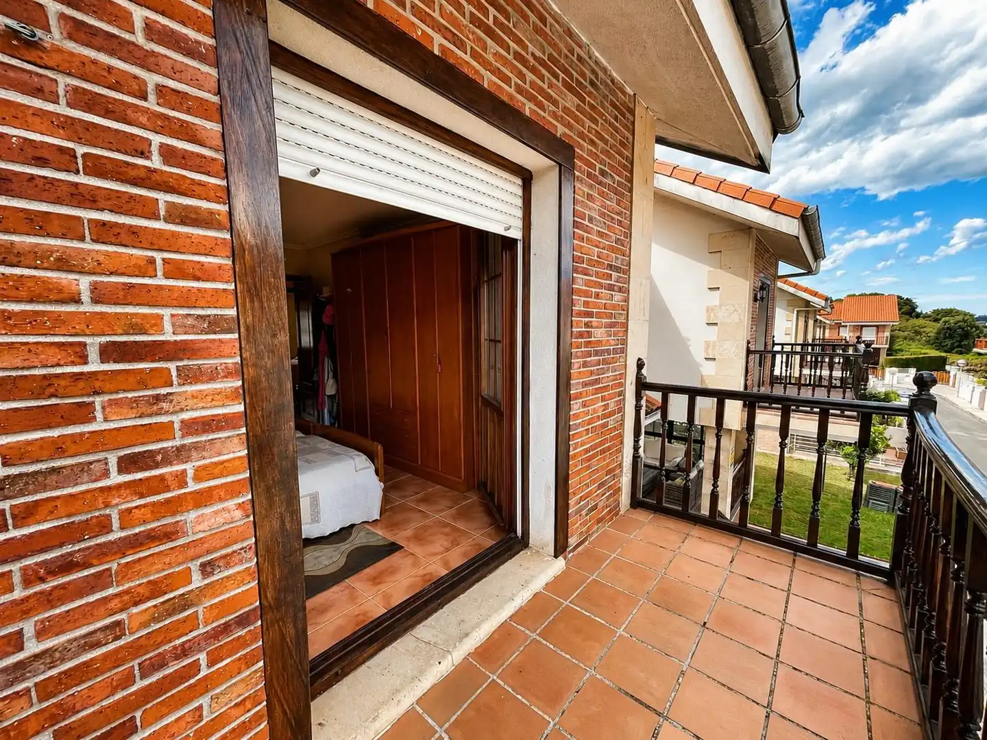 Balcony of Houses for sale in Argoños   with Heating, Private garden and Community pool