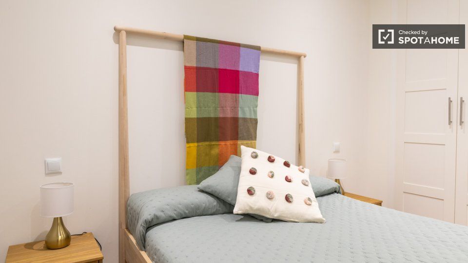 Dormitori de Pis de lloguer en  Madrid Capital amb Aire condicionat, Calefacció i Moblat