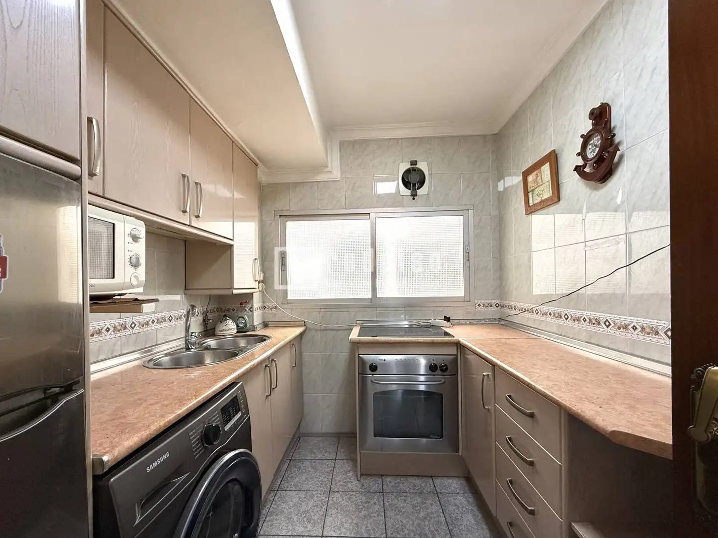 Kitchen of Flat for sale in Málaga  with Air Conditioner, Terrace and Alarm