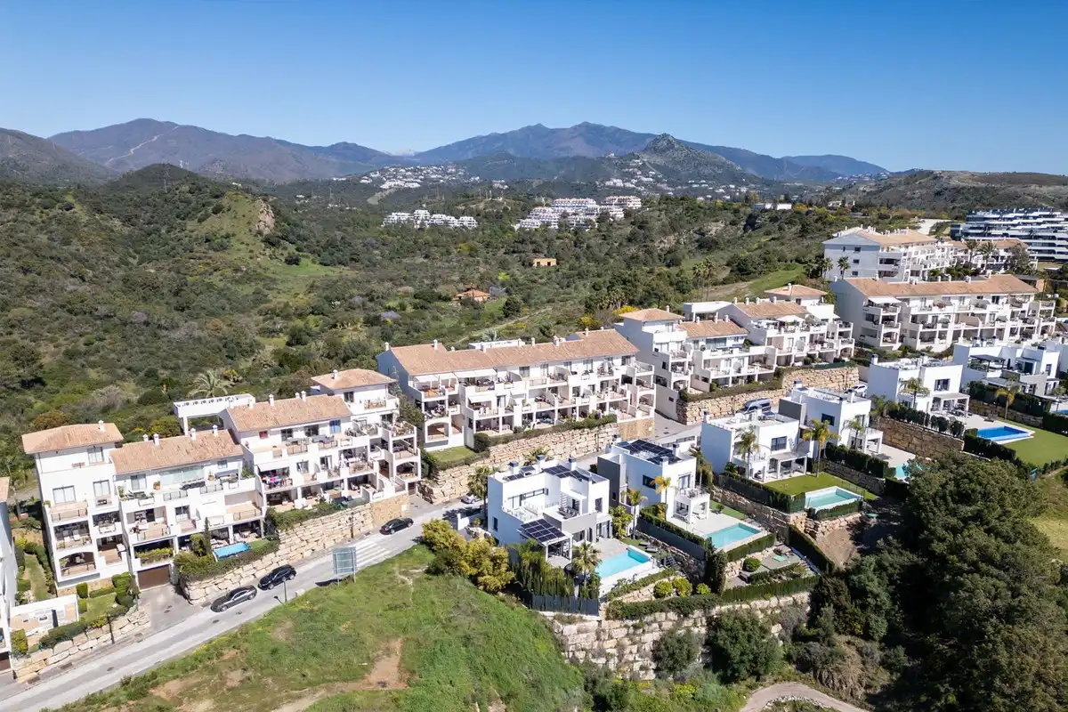 Exterior view of Houses for sale in Mijas  with Air Conditioner, Private garden and Terrace