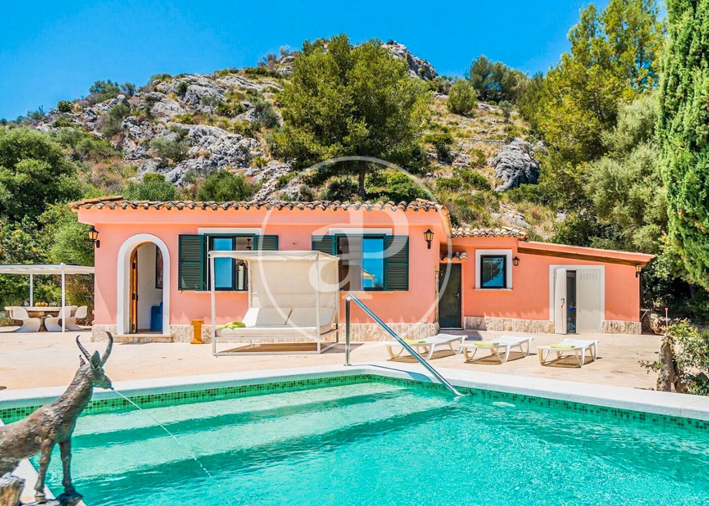 Exterior view of House or chalet to rent in Pollença  with Air Conditioner, Private garden and Terrace