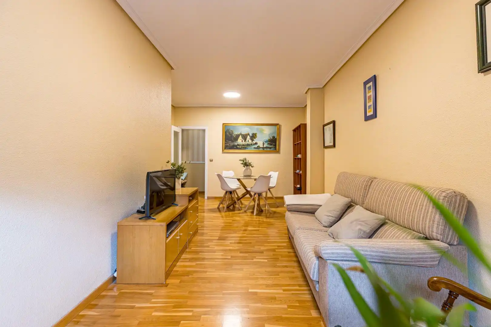 Sala de estar de Piso en venta en Murcia con Aire acondicionado, Parquet y Trastero
