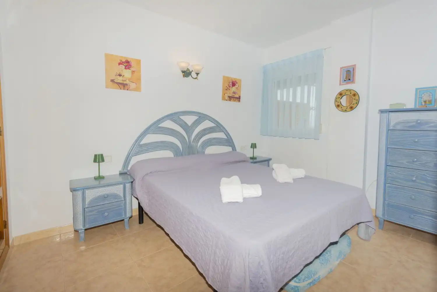 Schlafzimmer von Wohnungen zum Verkauf in Calpe / Calp mit Klimaanlage, Heizung und Terrasse