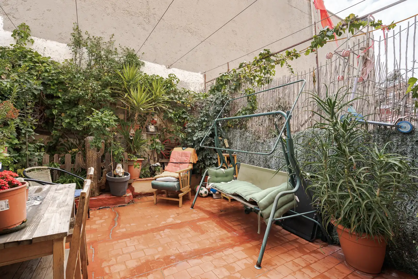 Terrasse von Wohnung zum Verkauf in Madrid mit Privatgarten, Terrasse und Balkon