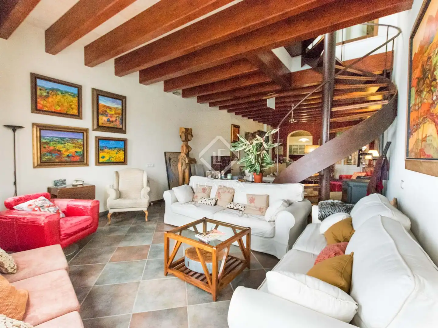 Sala d'estar de Casa o xalet en venda en Maó - Mahón amb Aire condicionat, Calefacció i Terrassa
