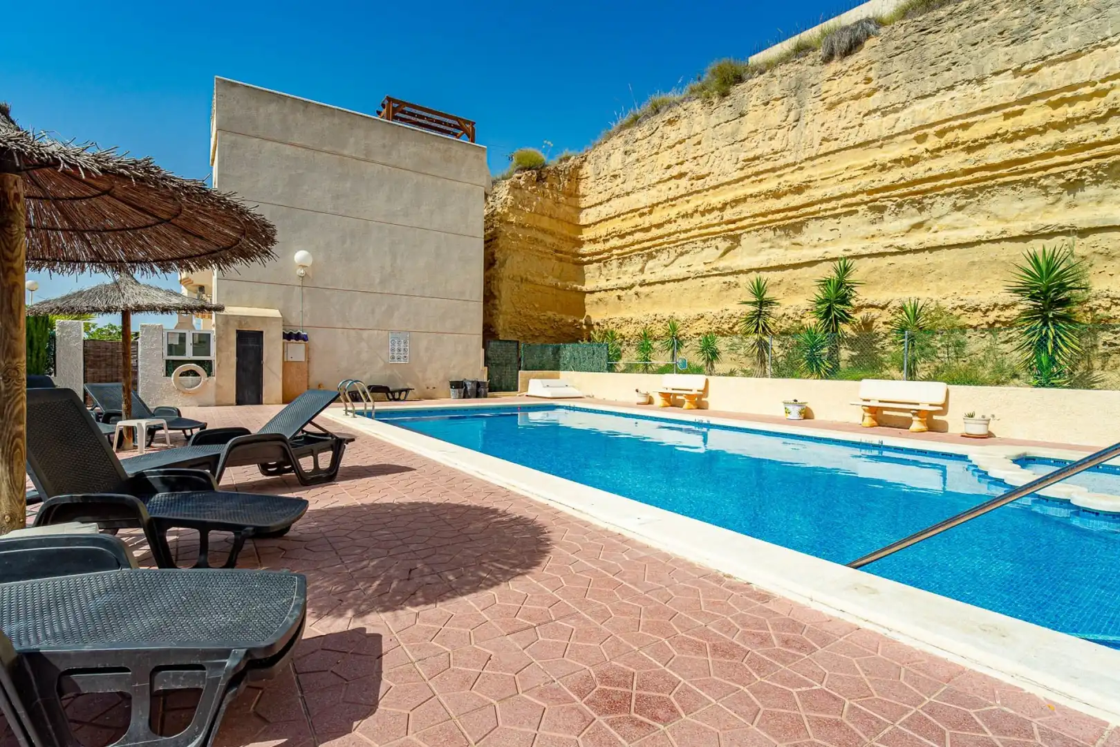 Piscina de Planta baixa en venda en Rojales amb Aire condicionat, Terrassa i Traster