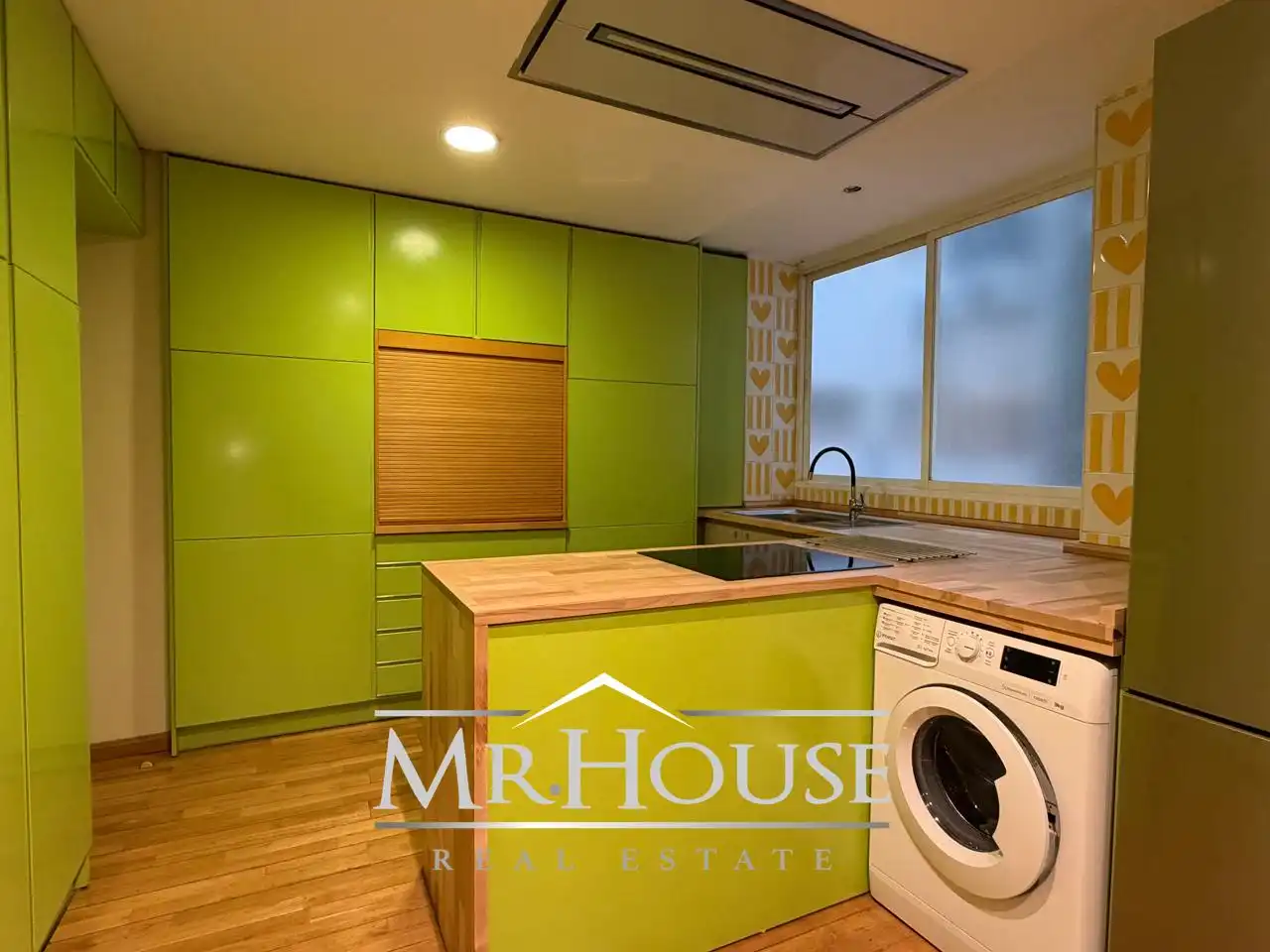 Cocina de Piso de alquiler en Madrid con Aire acondicionado, Calefacción y Jardín privado