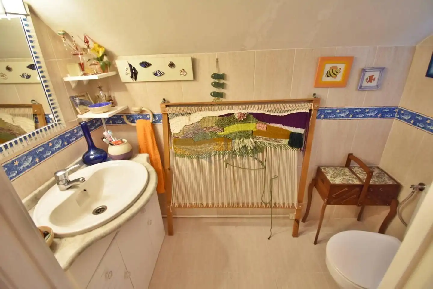 Baño de Casa o chalet en venta en Olmedo con Calefacción, Jardín privado y Piscina comunitaria