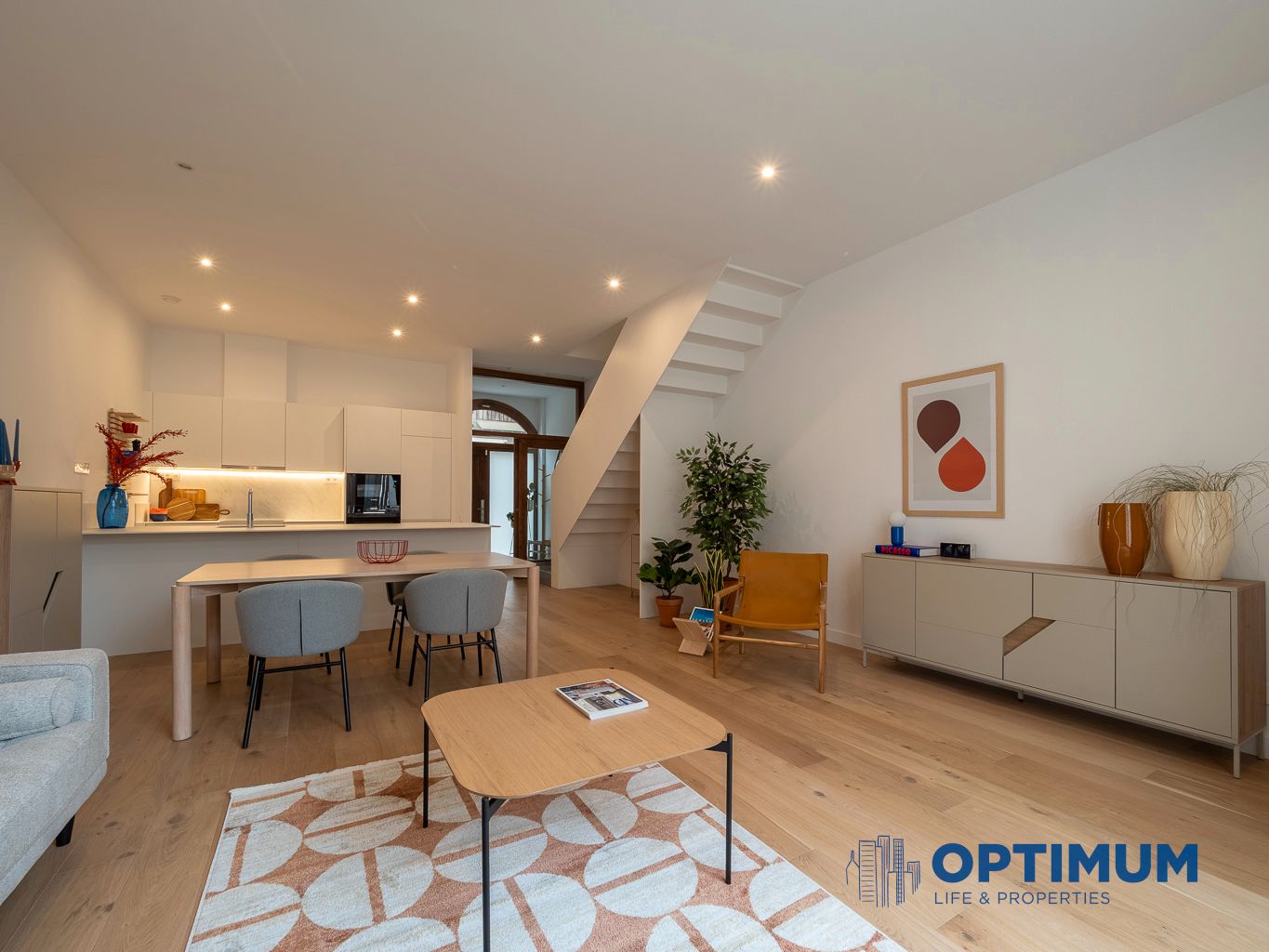 Sala d'estar de Dúplex en venda en  Barcelona Capital amb Aire condicionat, Calefacció i Parquet