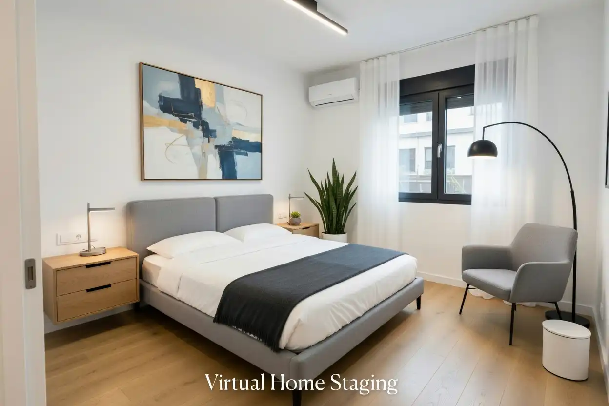 Bedroom of Flat for sale in Madrid  with Air Conditioner, Heating and Parquet flooring
