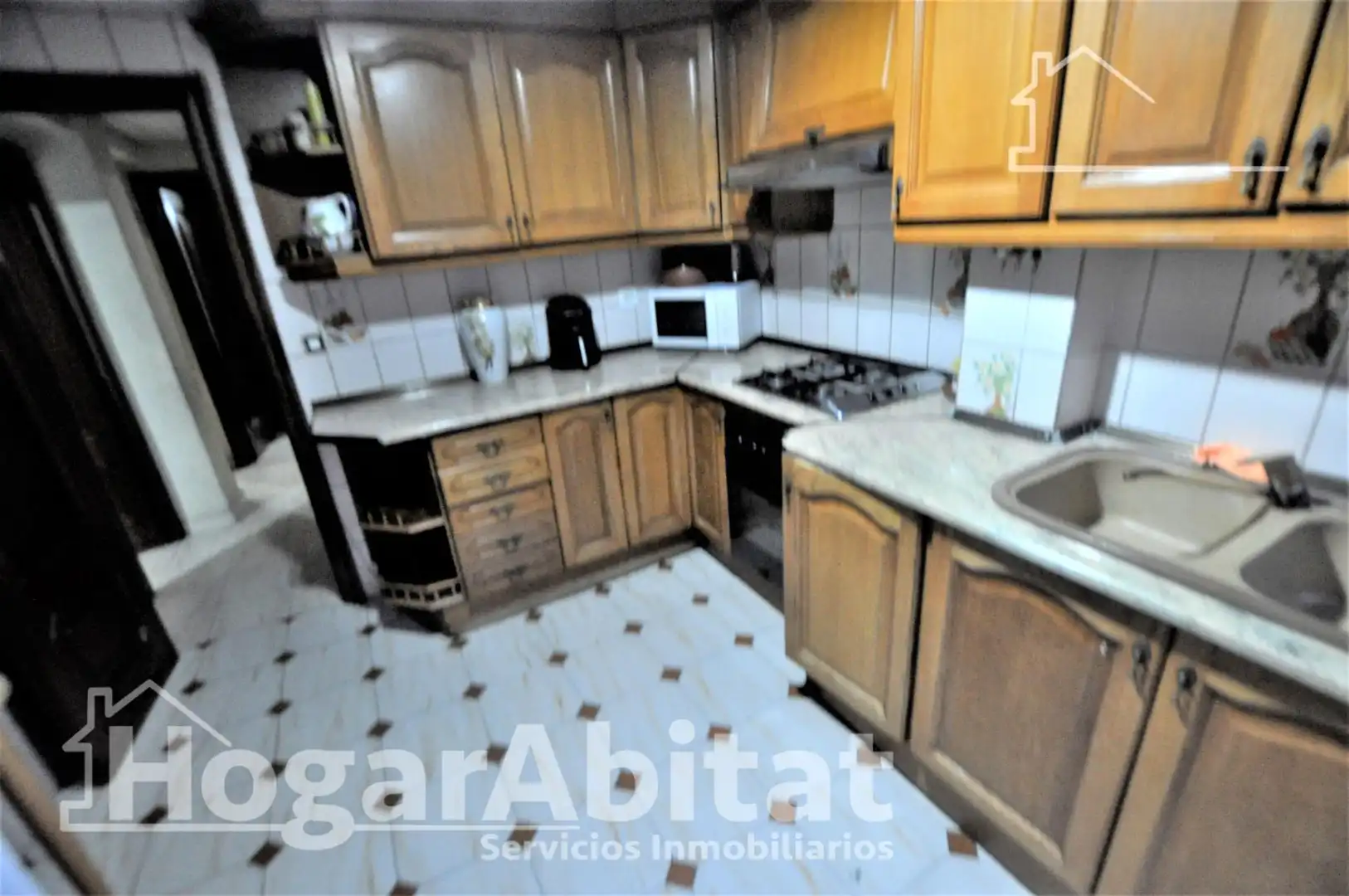 Kitchen of Flat for sale in Valencia  with Air Conditioner, Heating and Terrace