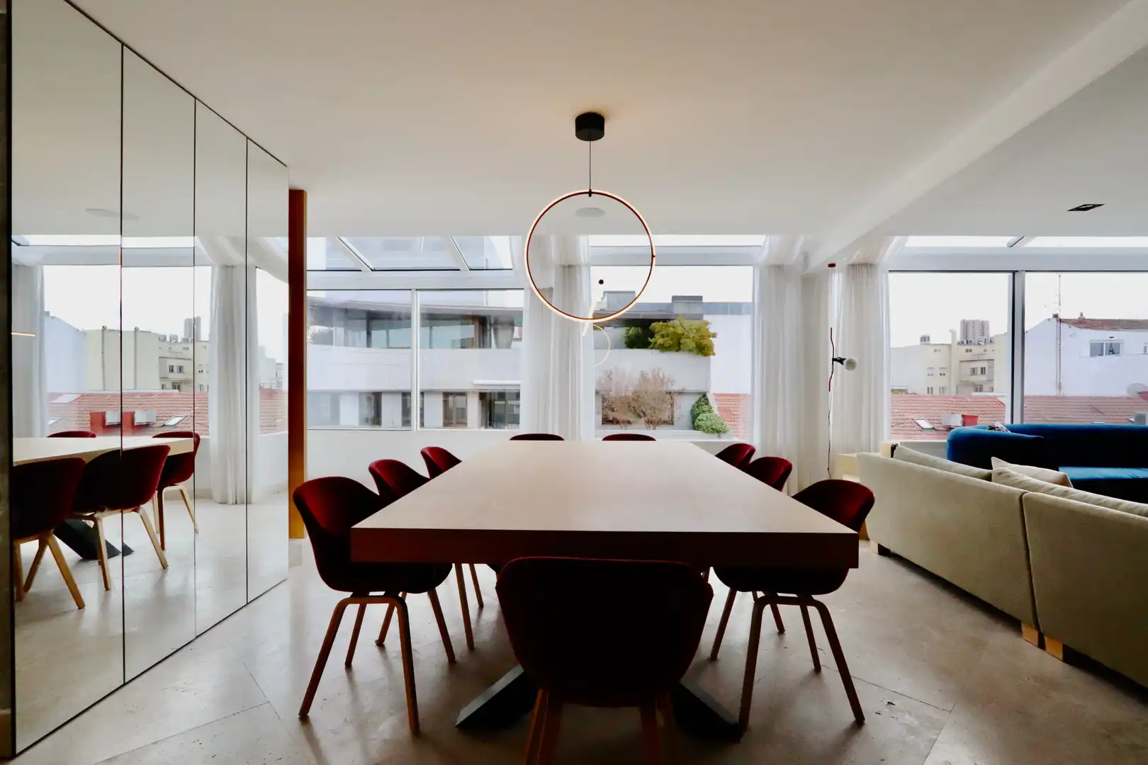 Dining room of Attic for sale in Madrid  with Air Conditioner, Heating and Parquet flooring