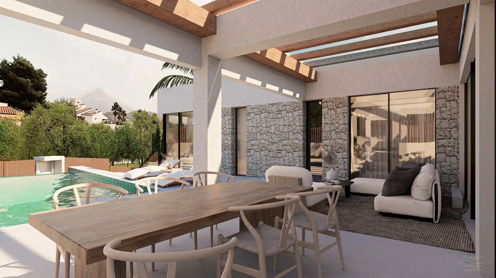 Terrassa de Casa o xalet en venda en Jávea / Xàbia amb Aire condicionat, Calefacció i Jardí privat