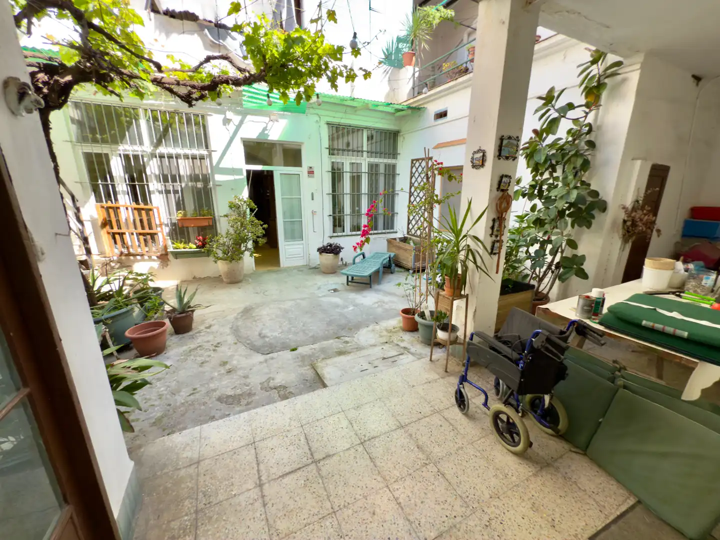 Garten von Erdgeschoss zum Verkauf in Sant Boi de Llobregat mit Klimaanlage, Parkett und Terrasse