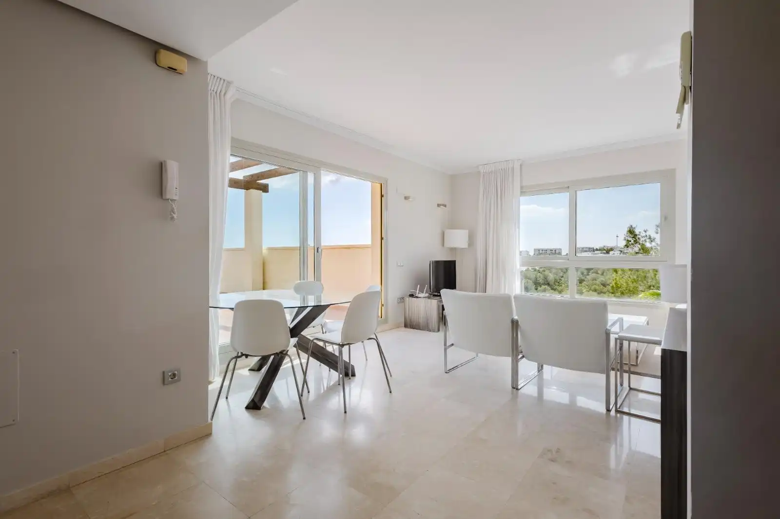 Sala d'estar de Apartament en venda en Orihuela amb Aire condicionat, Calefacció i Jardí privat