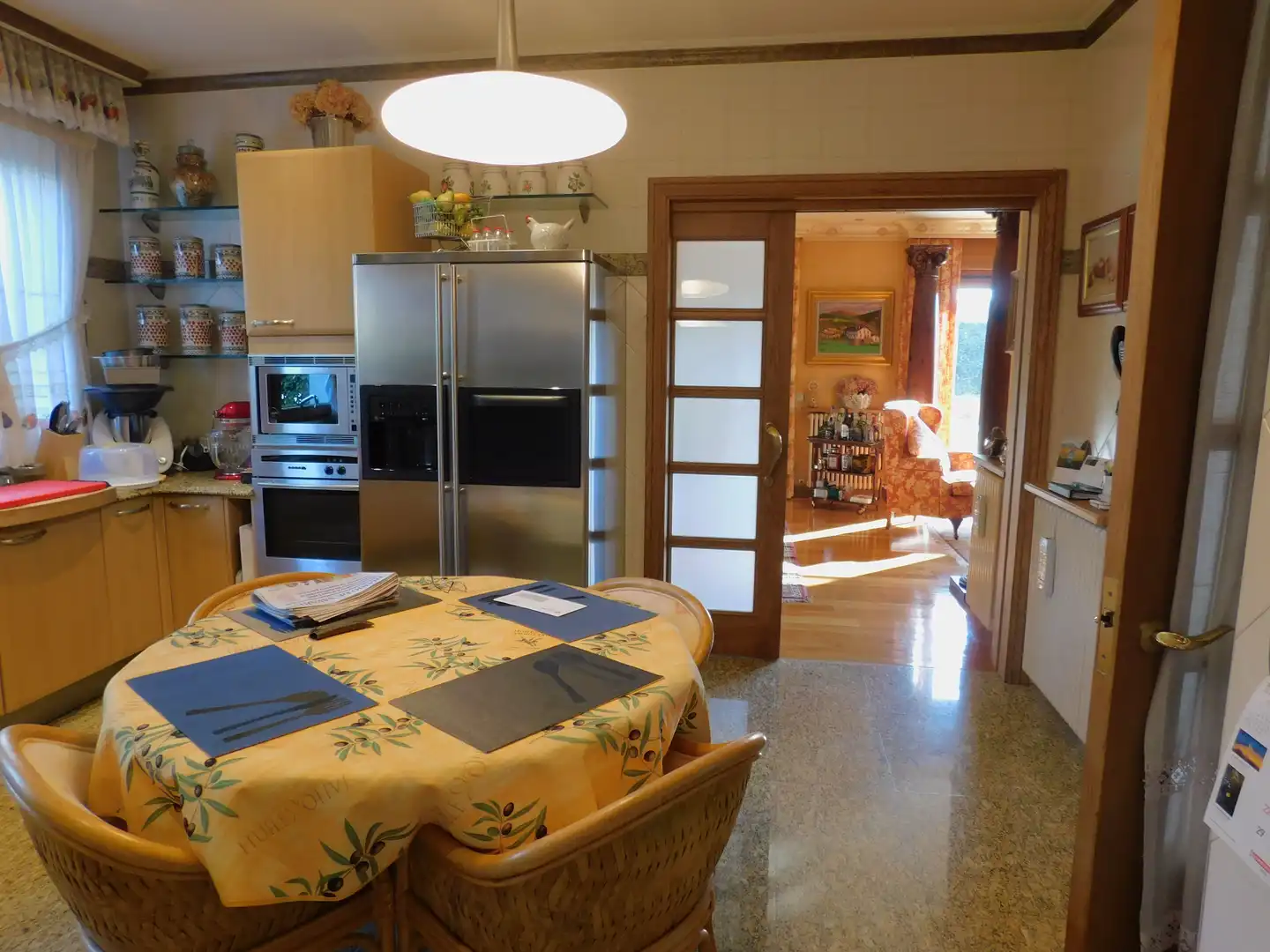 Cocina de Casa o chalet en venta en Zizur Mayor / Zizur Nagusia con Calefacción, Jardín privado y Terraza